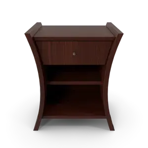 Bedside Table African Cherry